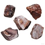 Red Picture Stone Rough 30/50mm A/B