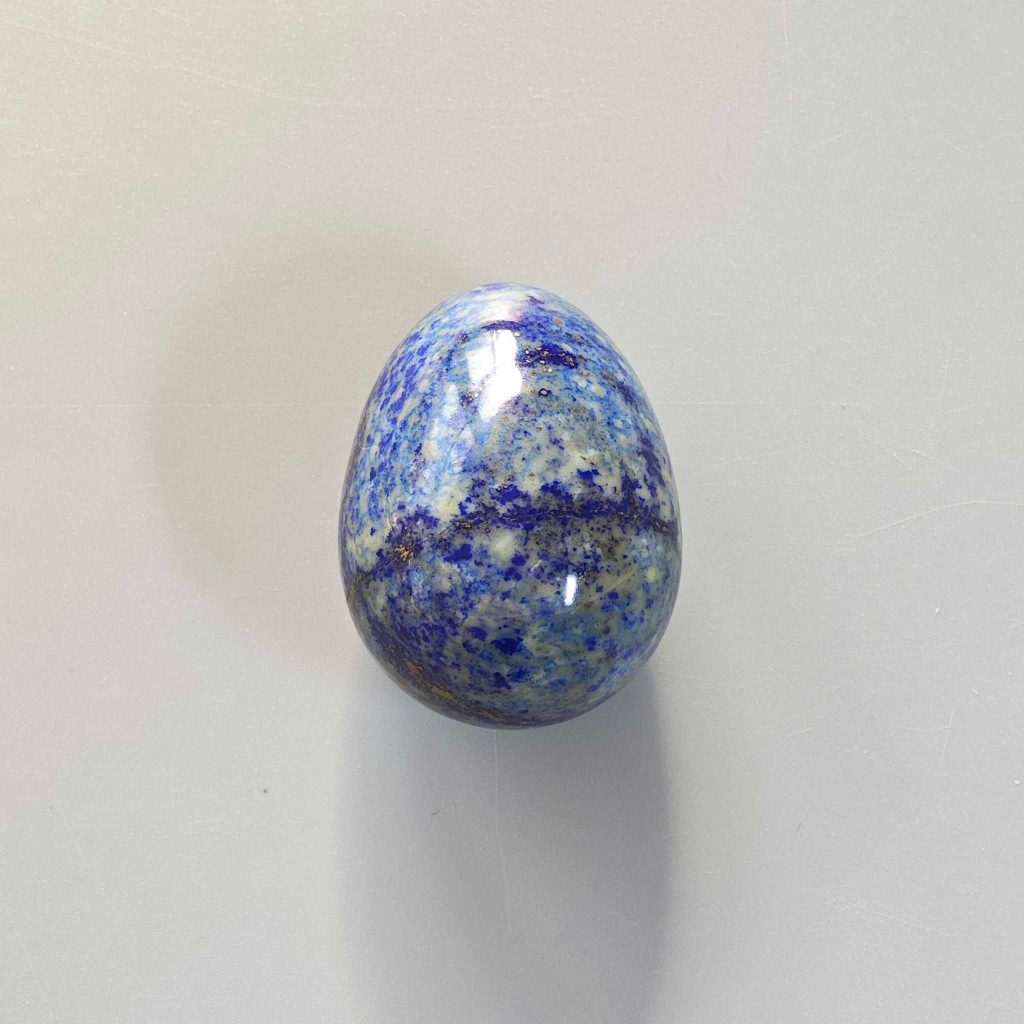 Lapis Lazuli Egg 1.6 inch (3.5 x 4.5cm) A/B