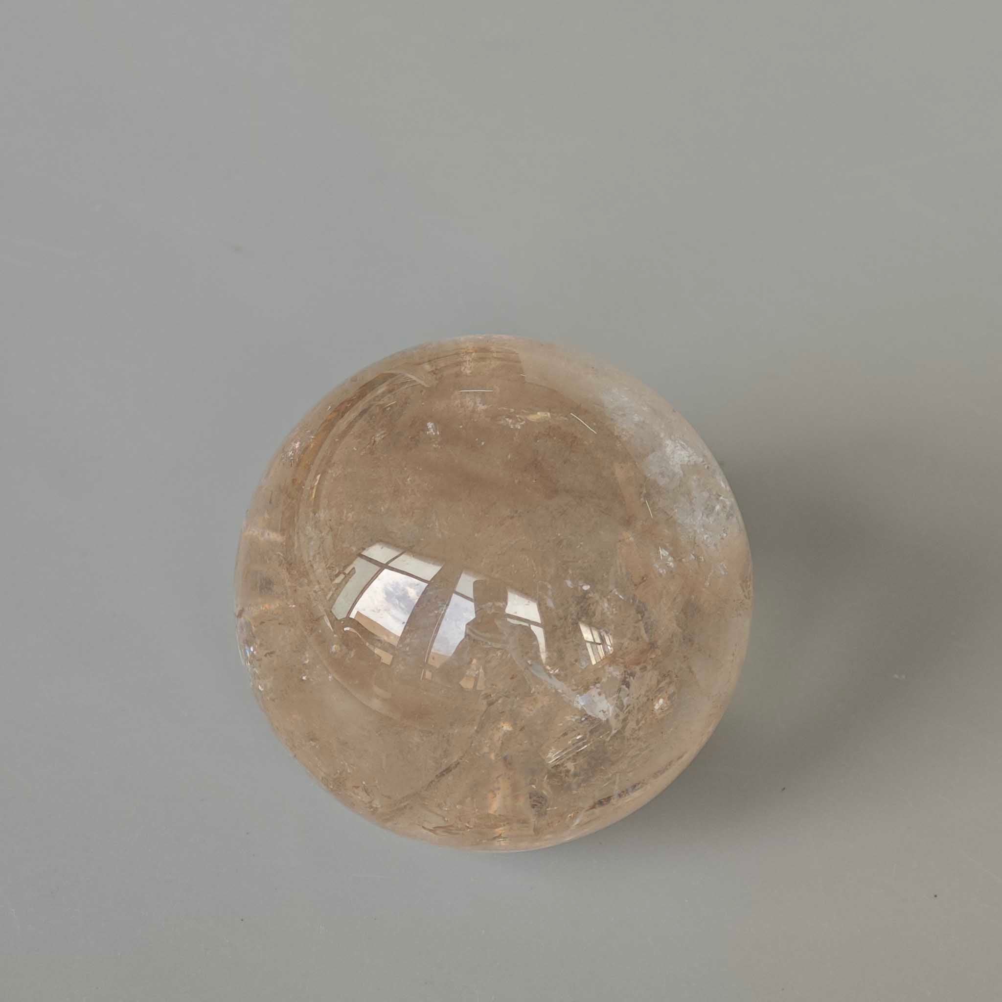 baae04d0cedc27cfdb67350df22d7a48 Smoky Quartz Sphere 1.6 inch (4cm) A