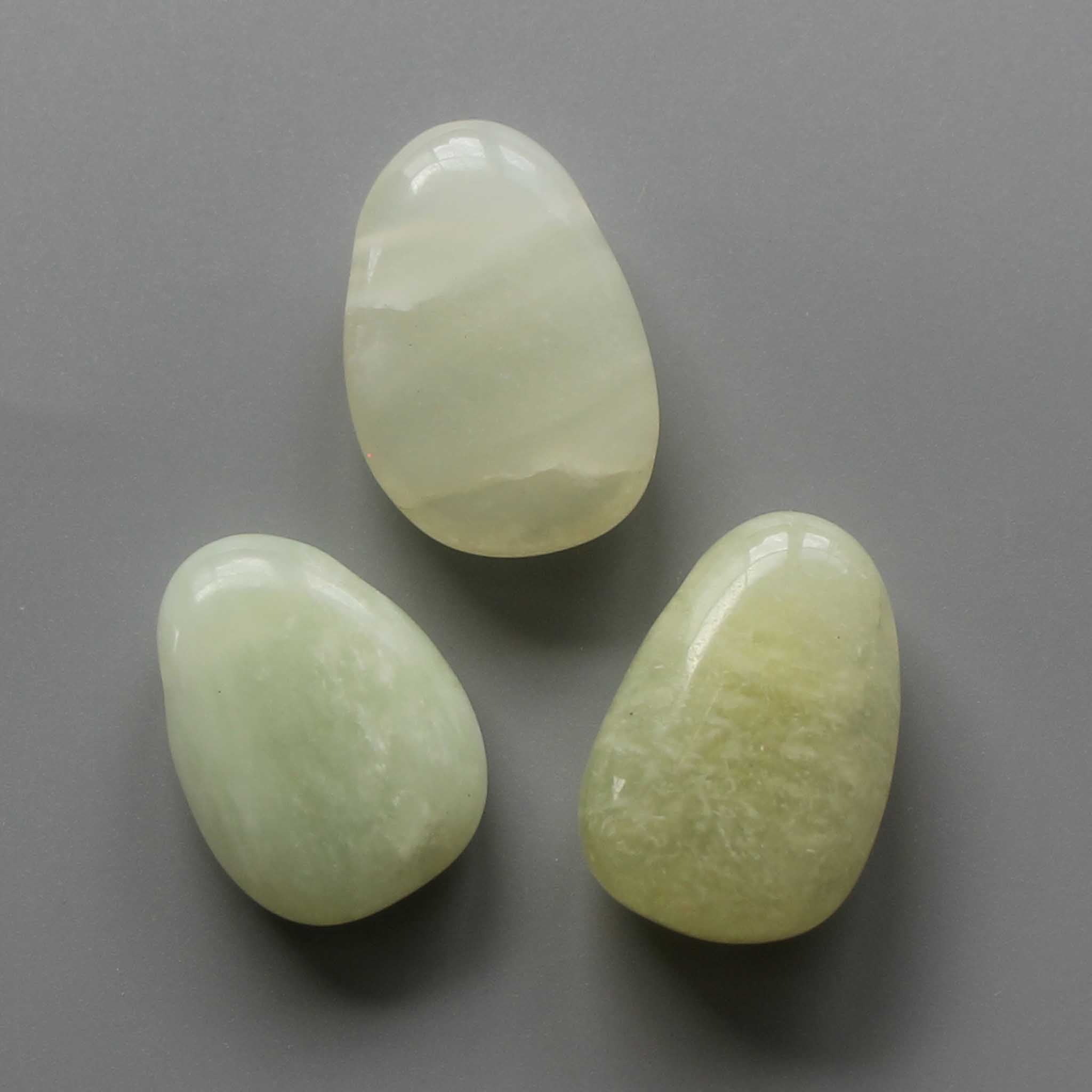 bef8c138fc2927e67bf7d24665f6284f-1 New Jade Tumble Pendant With Cross Hole 2.5mm 0.8-1.2 inch (2.2-3cm) A/B