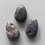 Sapphire B Tumble Pendant With Cross Hole 2.5mm 0.8-1.2 inch (2.2-3cm) A/B