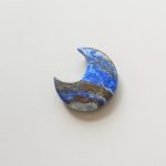 Lapis Lazuli Moon 1.4 inch (1.1 x 3.5cm) A/B