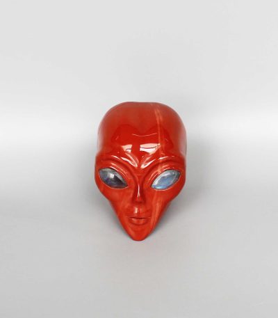 Red Jasper ET Head P #2 w/Labradorite Eyes 1.2inch (3cm) A