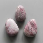 Quartz With Pink Tourmaline Tumble Pendant With Cross Hole 2.5mm 0.8-1.2 inch (2.2-3cm) A/A+