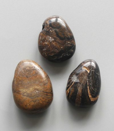 Stromatolite Tumble Pendant With Cross Hole 2.5mm 0.8-1.2 inch (2.2-3cm) A/B