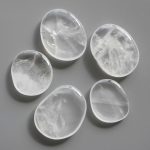 Girasol Milky Quartz Smooth Stone 1.6 inch (0.8-1 x 3.5-4.5cm) A/A+