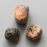 Red Snowflakes Jasper Tumble Stone 1 inch (2-3cm) B