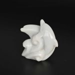 Angelite Double Dolphins Style C 2 inch (5cm) A/B