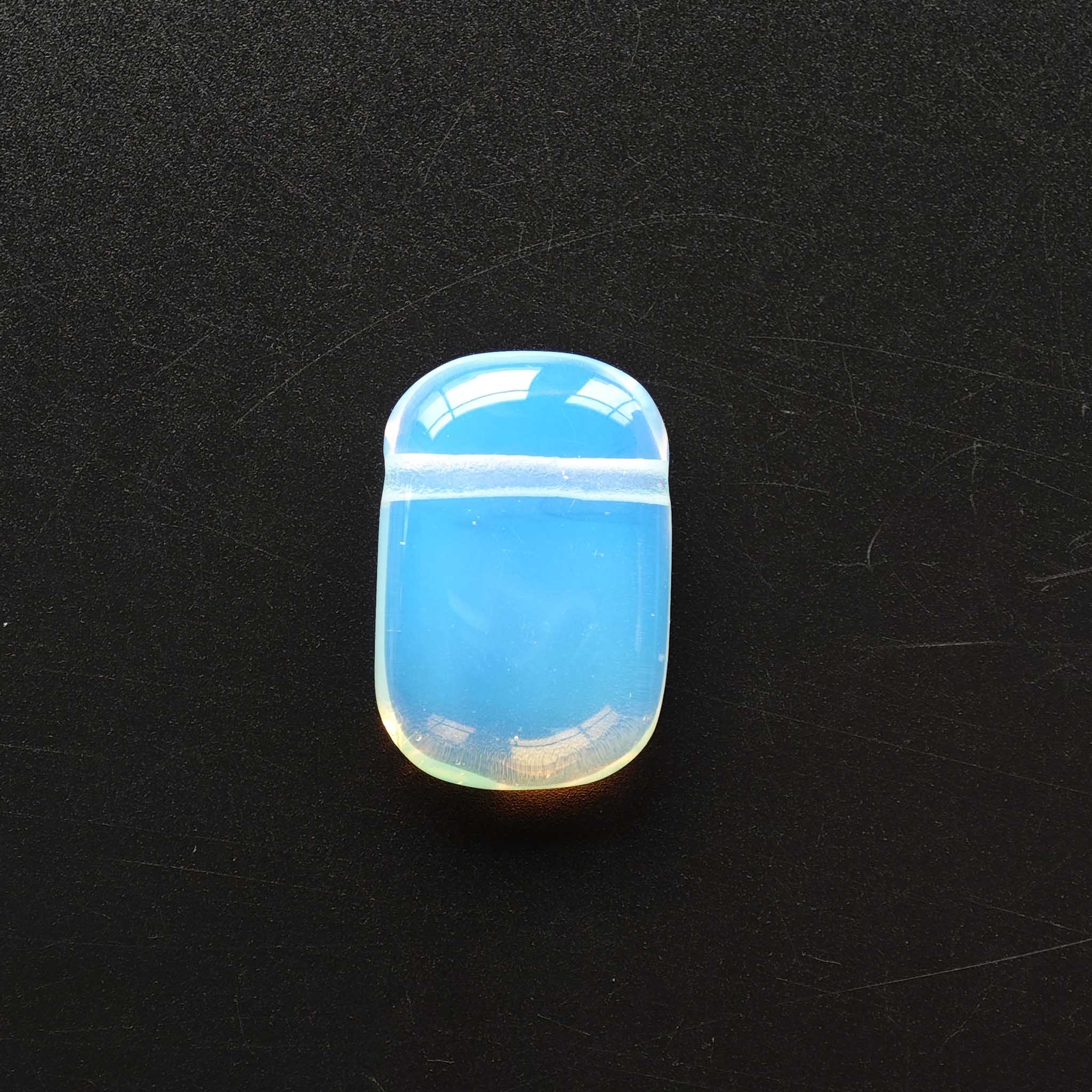ccc8996832611e8354bd88e69afcebe2 Opalite Rectangle Pendant With Hole 1.2 inch (1 x 2x 3cm) A/A+