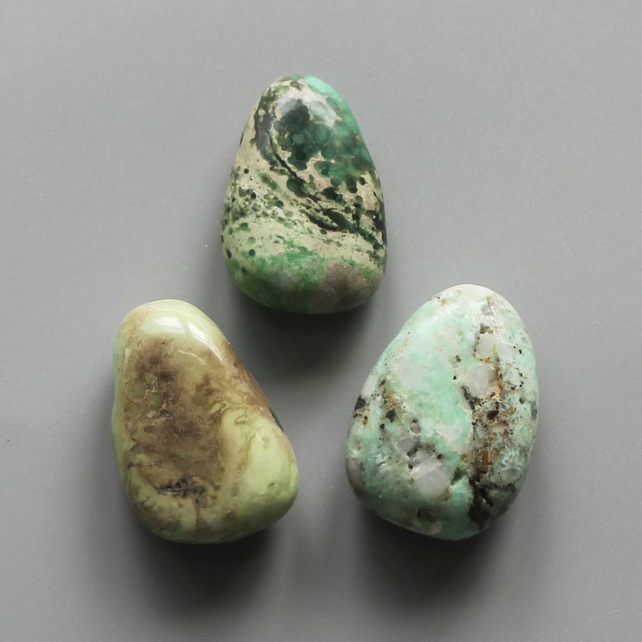 cde5b035b113a237fd6145450a763630-1 Variscite Green Ch Tumble Pendant With Cross Hole 2.5mm 0.8-1.2 inch (2.2-3cm) A/B