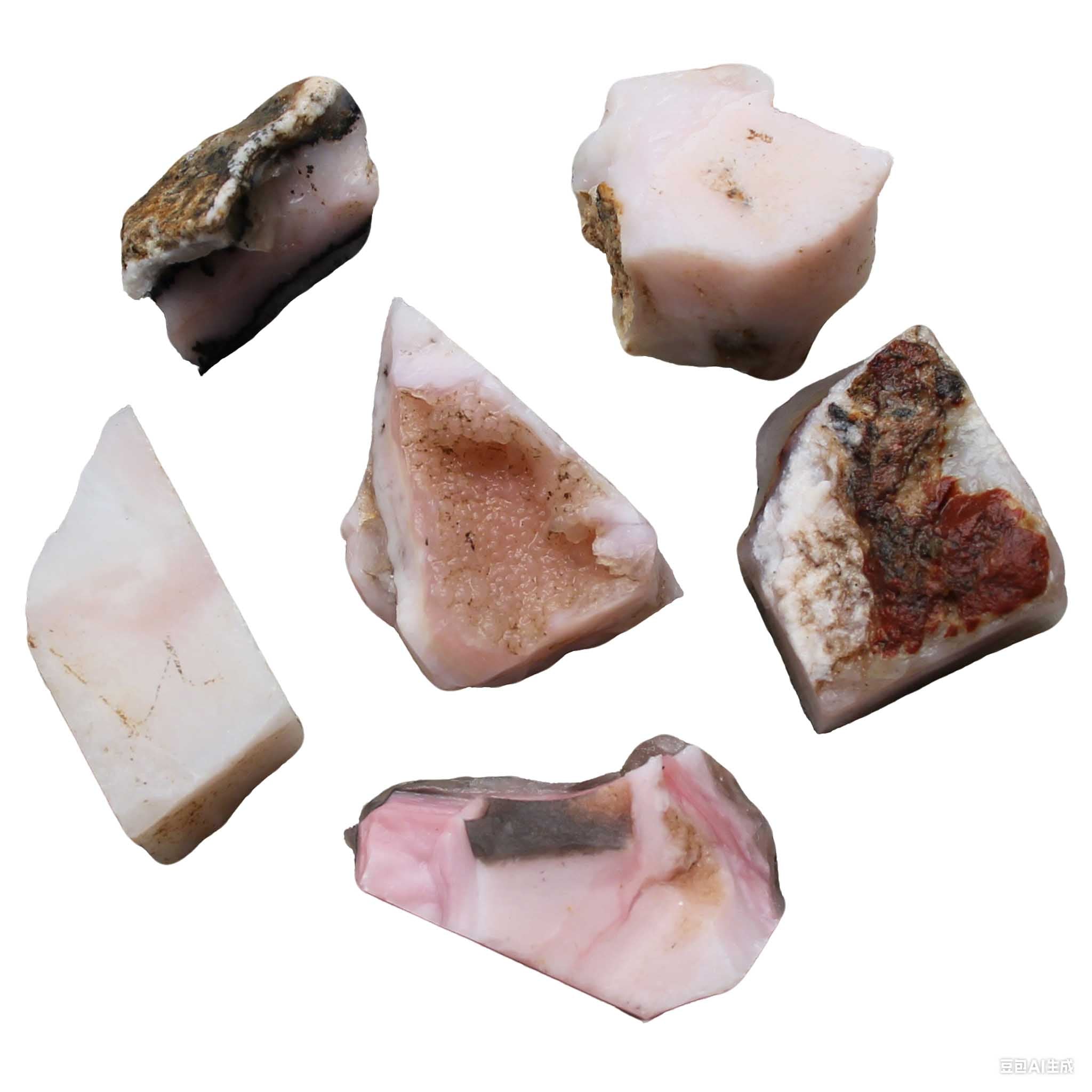 ce808734428d3f43fbdd0da1cb108f5d Pink Opal Peru Rough 30/50mm A/B
