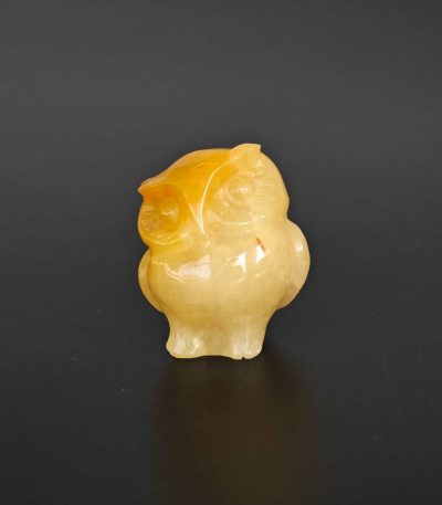 Yellow Aventurine Baby Owl 1.5inch (4cm) A/B