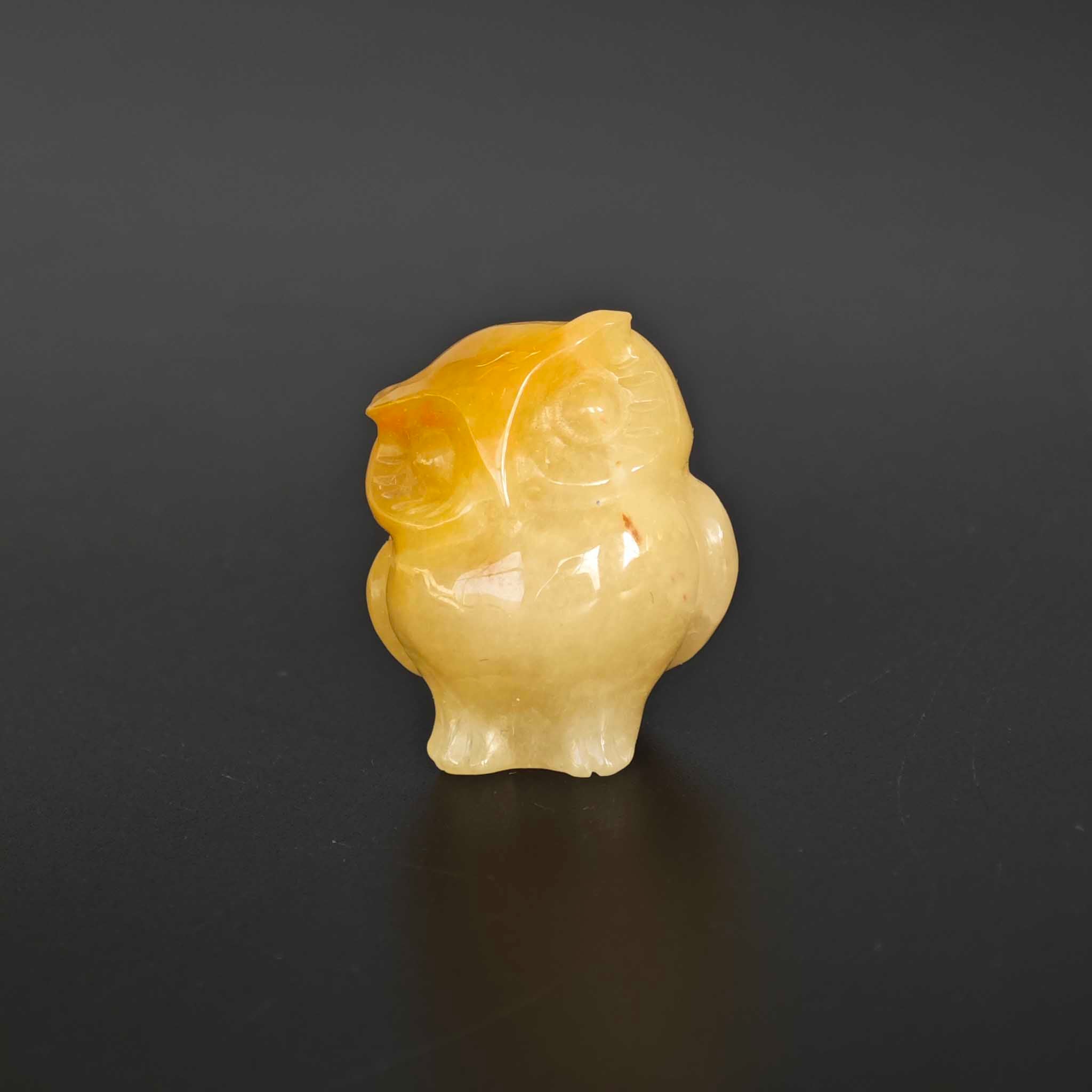 ceda399e7f71623dd63af828510635da Yellow Aventurine Baby Owl 1.5inch (4cm) A/B