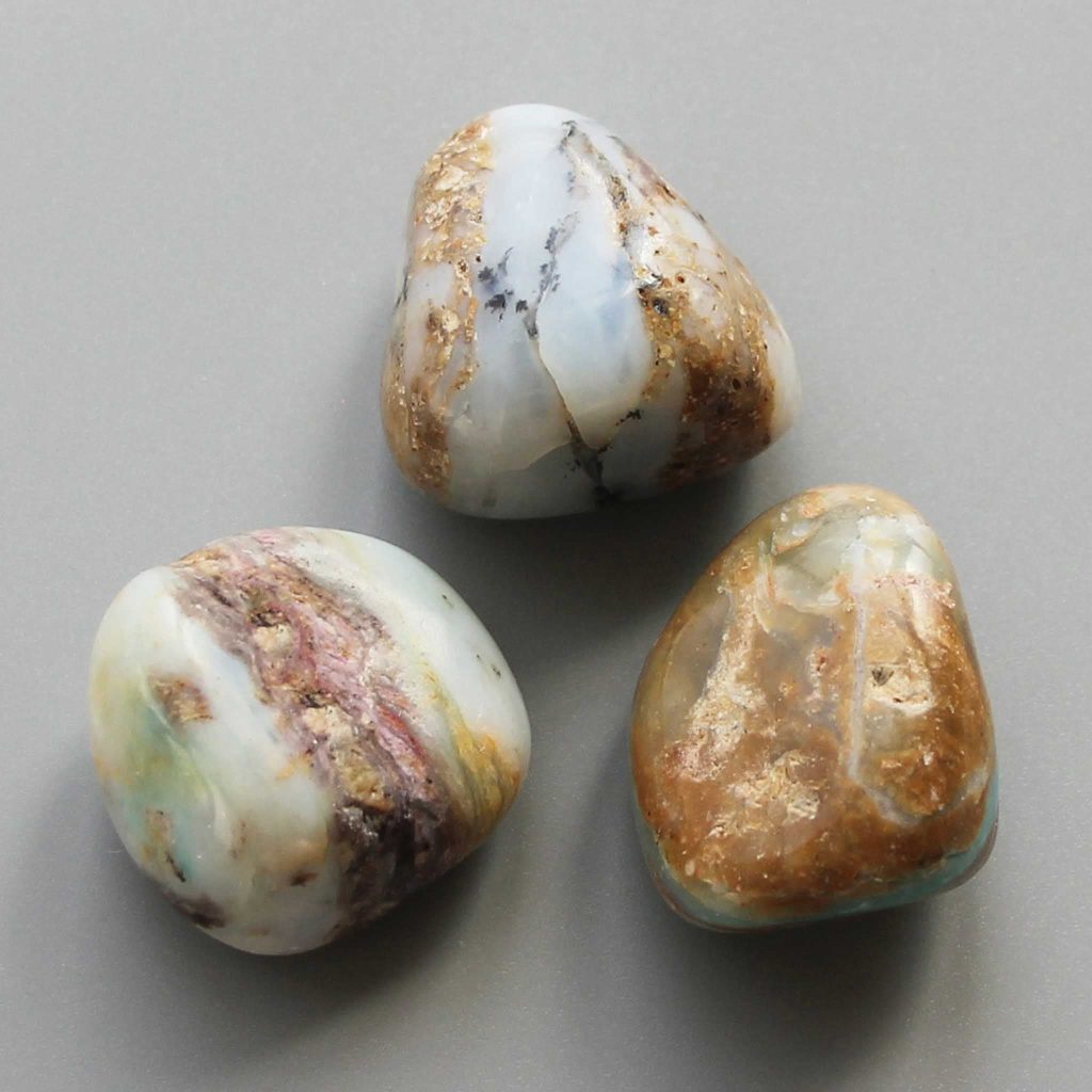 Blue Opal Tumble Stone 1 inch (2-3cm) B