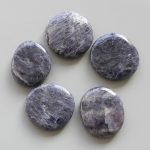 Iolite Smooth Stone 1.6 inch (0.8-1 x 3.5-4.5cm) A/A+