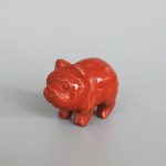 Red Jasper Simple Pig 1.5inch (4cm) A