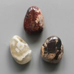 Crazy Lace Red & White Agate Tumble Pendant With Cross Hole 2.5mm 0.8-1.2 inch (2.2-3cm) A/B