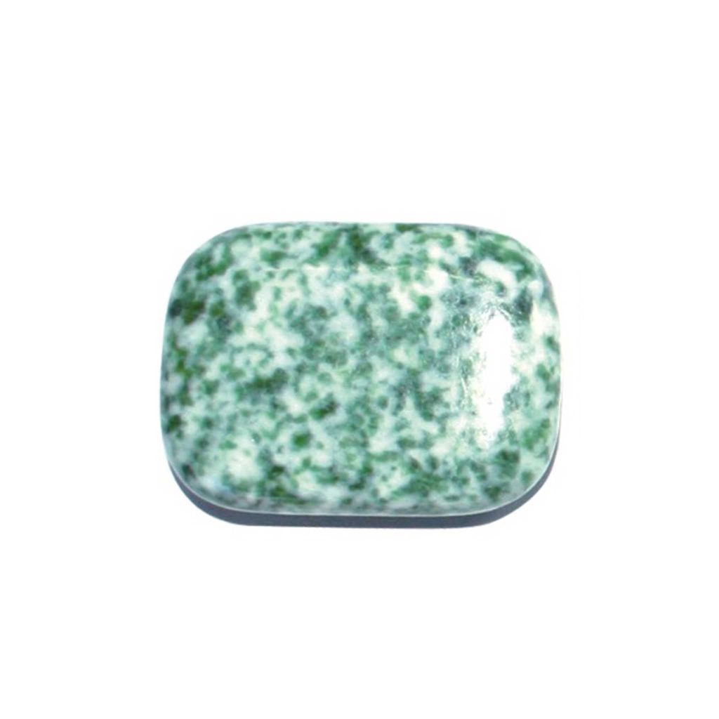 China Jade Rectangle Stone 1.6 inch (1x3x4cm) A