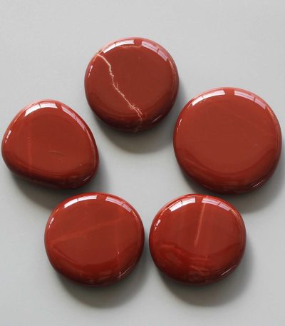Carrot Stone Smooth Stone 1.6 inch (0.8-1 x 3.5-4.5cm) A