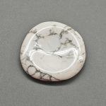 Howlite White Freeform Thumb Stone 1.4-2 inch (0.9 x 3.5-5cm) A