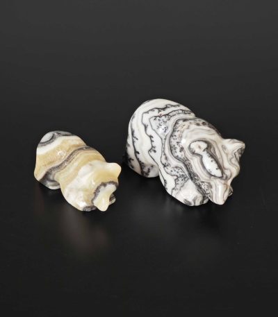Banded Zebra Jasper Bear P 2 inch (5cm) A/A+
