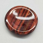 Red Tiger Eye Freeform Thumb Stone 1.4-2 inch (0.9 x 3.5-5cm) A/A+