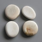 White Opal Australia Smooth Stone 1.6 inch (0.8-1 x 3.5-4.5cm) A/B