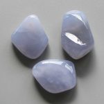 Blue Chalcedony Tumble Stone 1 inch (2-3cm) AA