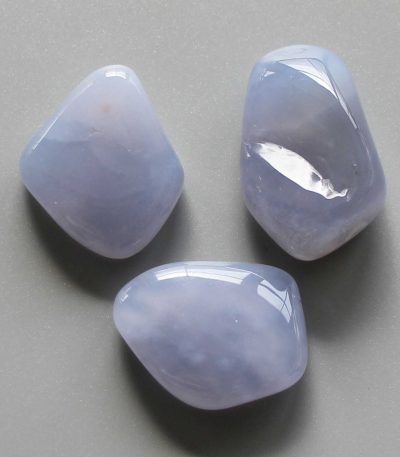 Blue Chalcedony Tumble Stone 1 inch (2-3cm) AA
