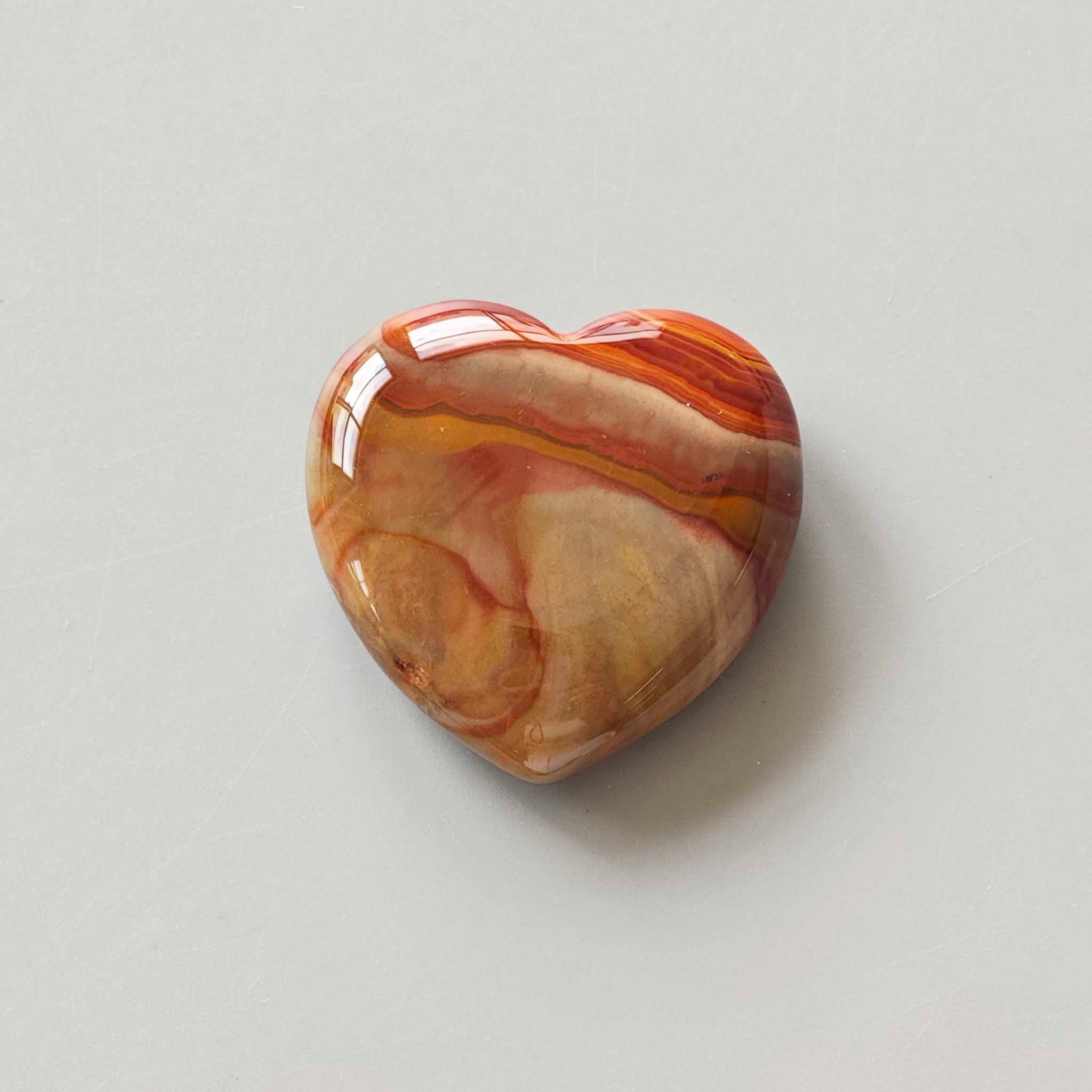 e79782f898d402914675759916f4f783 Polychrome Jasper Heart 1.2 inch (1 x 3 x 3cm) A