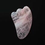 Rose Quartz Foot Shape Guasha 3.7-4 inch (0.7 x 9.5-10cm) A