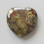 Dragon Stone Heart 1.6 inch (1.3 x 4 x 4cm) A/A+