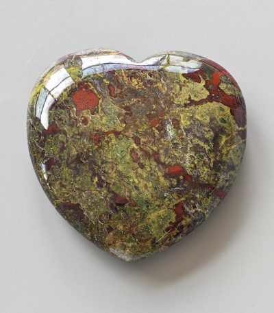 Dragon Stone Heart 1.6 inch (1.3 x 4 x 4cm) A/A+