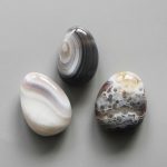 Botswana Agate Tumble Pendant With Cross Hole 2.5mm 0.8-1.2 inch (2.2-3cm) A