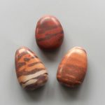 Print Stone Tumble Pendant With Cross Hole 2.5mm 0.8-1.2 inch (2.2-3cm) A