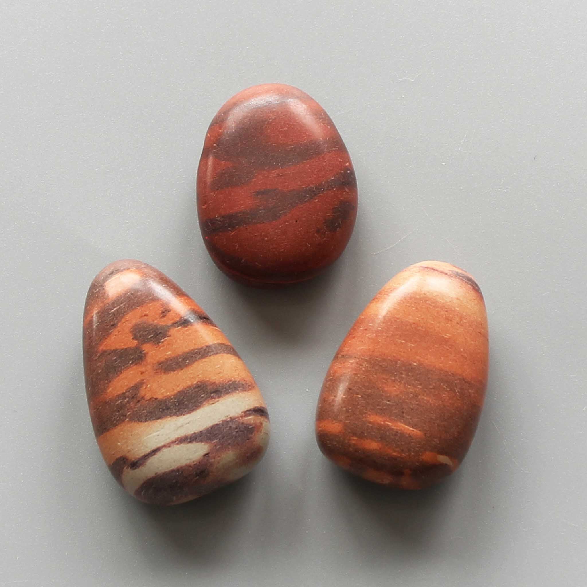 eb91dfa674e30ba27e4fb61db263417f-1 Print Stone Tumble Pendant With Cross Hole 2.5mm 0.8-1.2 inch (2.2-3cm) A