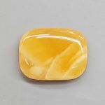 Orange Calcite China Rectangle Stone 1.6 inch (1x3x4cm) A/A+