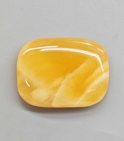 Orange Calcite China Rectangle Stone 1.6 inch (1x3x4cm) A/A+