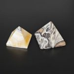 Banded Zebra Jasper Pyramid 1.6 inch (4cm) A/A+