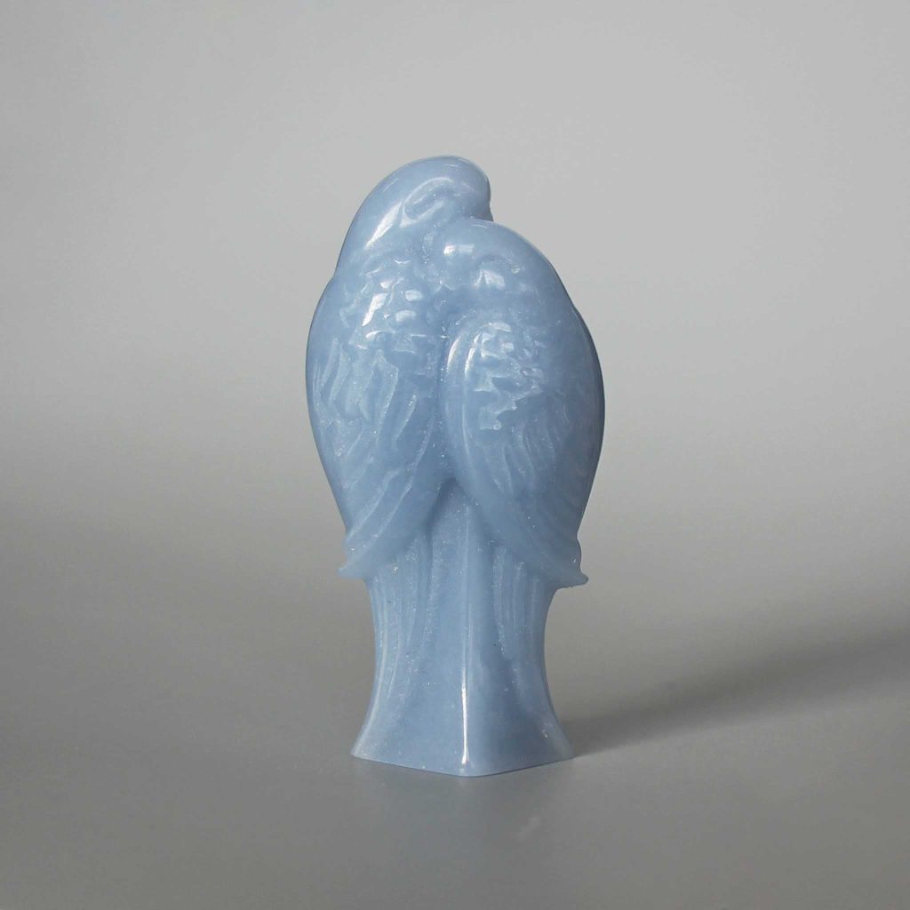 Angelite Pair of Parrot 2inch (5cm) AA