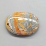 Polychrome Jasper Soap stone 1.8 inch (1.5 x 3 x 4.5cm) A