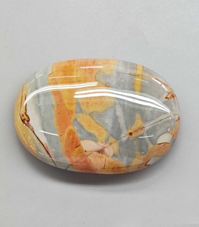 Polychrome Jasper Soap stone 1.8 inch (1.5 x 3 x 4.5cm) A