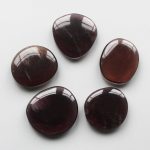 Smoky Fluorite Smooth Stone 1.6 inch (0.8-1 x 3.5-4.5cm) A+/AA