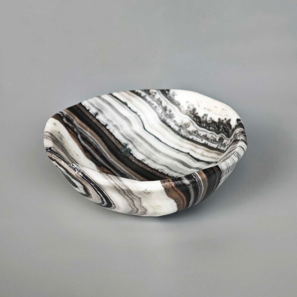 Banded Zebra Jasper Freeform Bowl 3.1 inch (8cm) A+