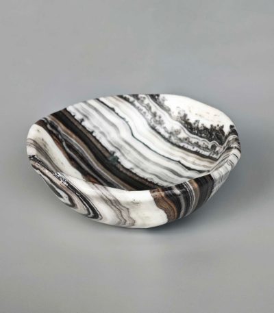 Banded Zebra Jasper Freeform Bowl 3.1 inch (8cm) A+