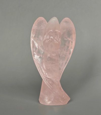 Rose Quartz Mary With Wings 3 inch（ 7.5cm） A/A+