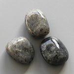 Blue Quartz With Black Spot Tumble Stone 1 inch (2-3cm) A