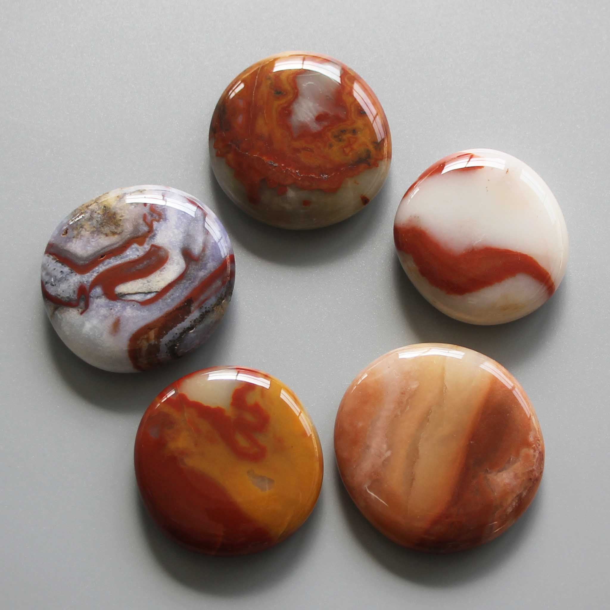 fb9fd219fc3aeeef5fac1ebcdea626bc Red & Yellow Jasper Smooth Stone 1.6 inch (0.8-1 x 3.5-4.5cm) A