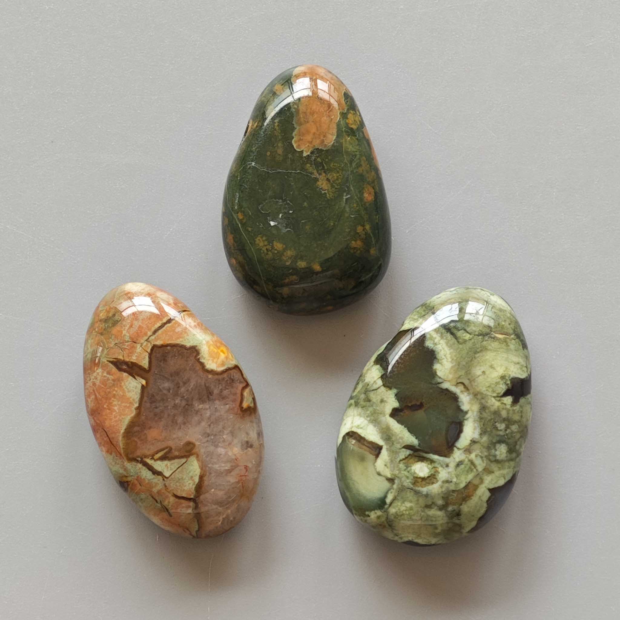 fc85f710a1df259feb935060dfdd122b-1 Rhyolite Tumble Pendant With Cross Hole 2.5mm 0.8-1.2 inch (2.2-3cm) A