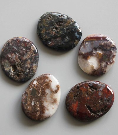Pietersite Smooth Stone 1.6 inch (0.8-1 x 3.5-4.5cm) A/B